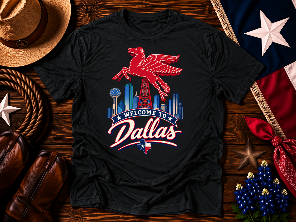 Vintage Dallas Pegasus  Shirt