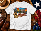 Austin Texas Howdy Vintage Western Graphic Tee
