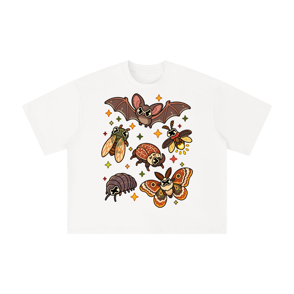 Texas Bats & Bugs Retro Graphic Tee