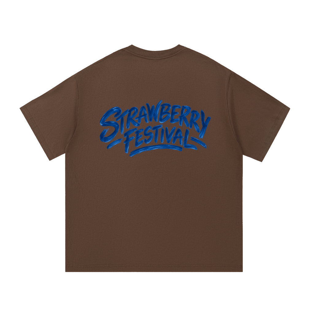 Texas Strawberry Watercolor Graphic Tee