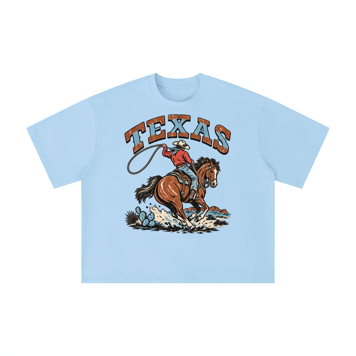 Vintage Texas Cowboy Lasso Graphic Tee