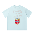 Y’all Can Kiss My Dallas Shirt - Haaland Norway Football Flag Graphic Tee