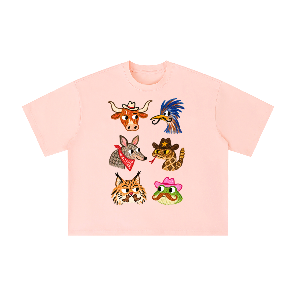 Texas Cowboy Critters Tee