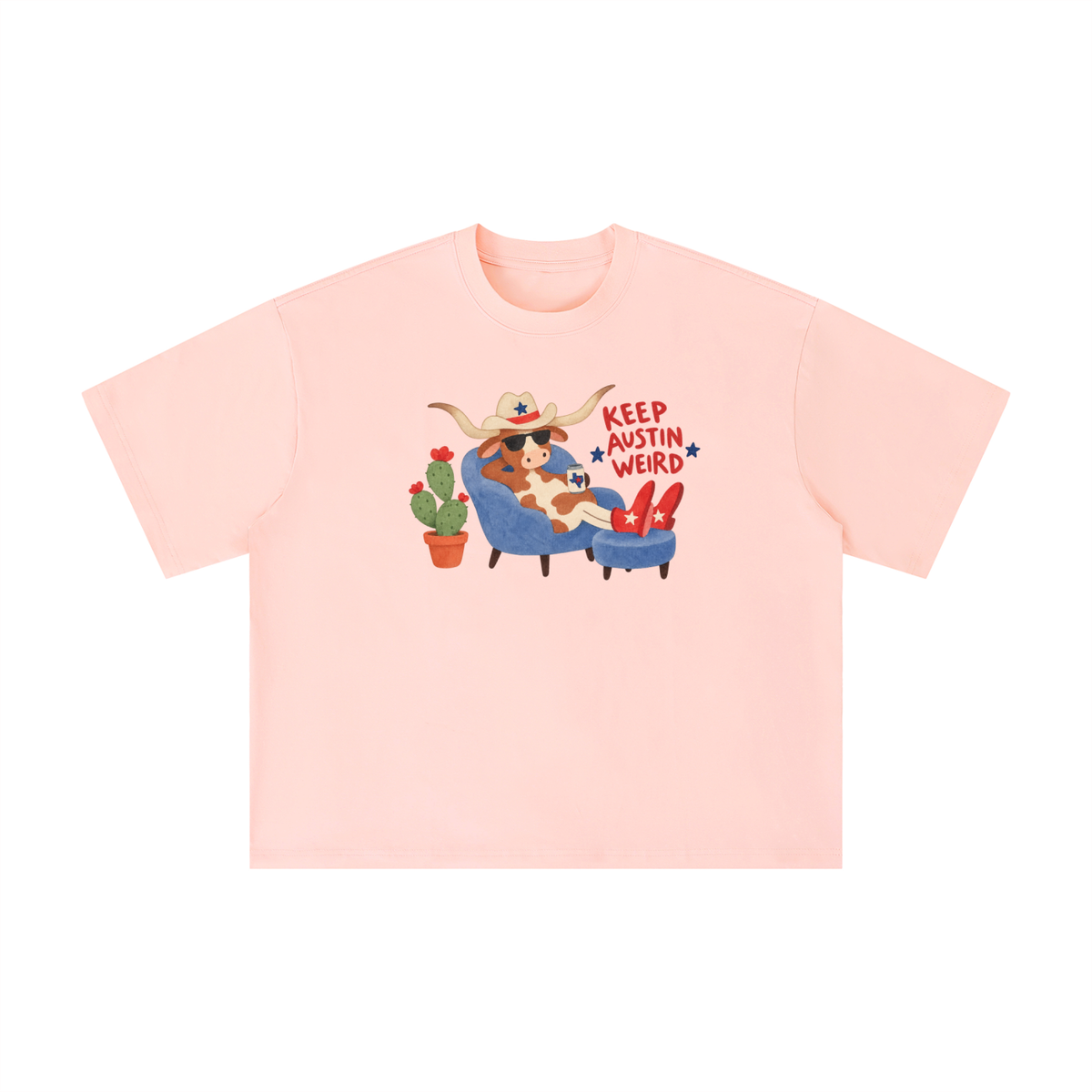Keep Austin Weird Longhorn Lounge Graphic Tee