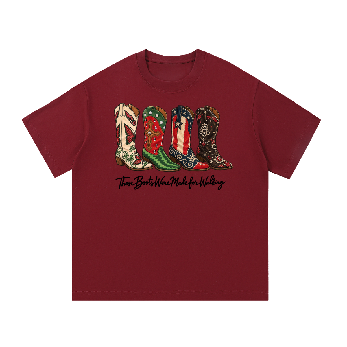 These Boots Were Made for Walking Western Boots Shirt