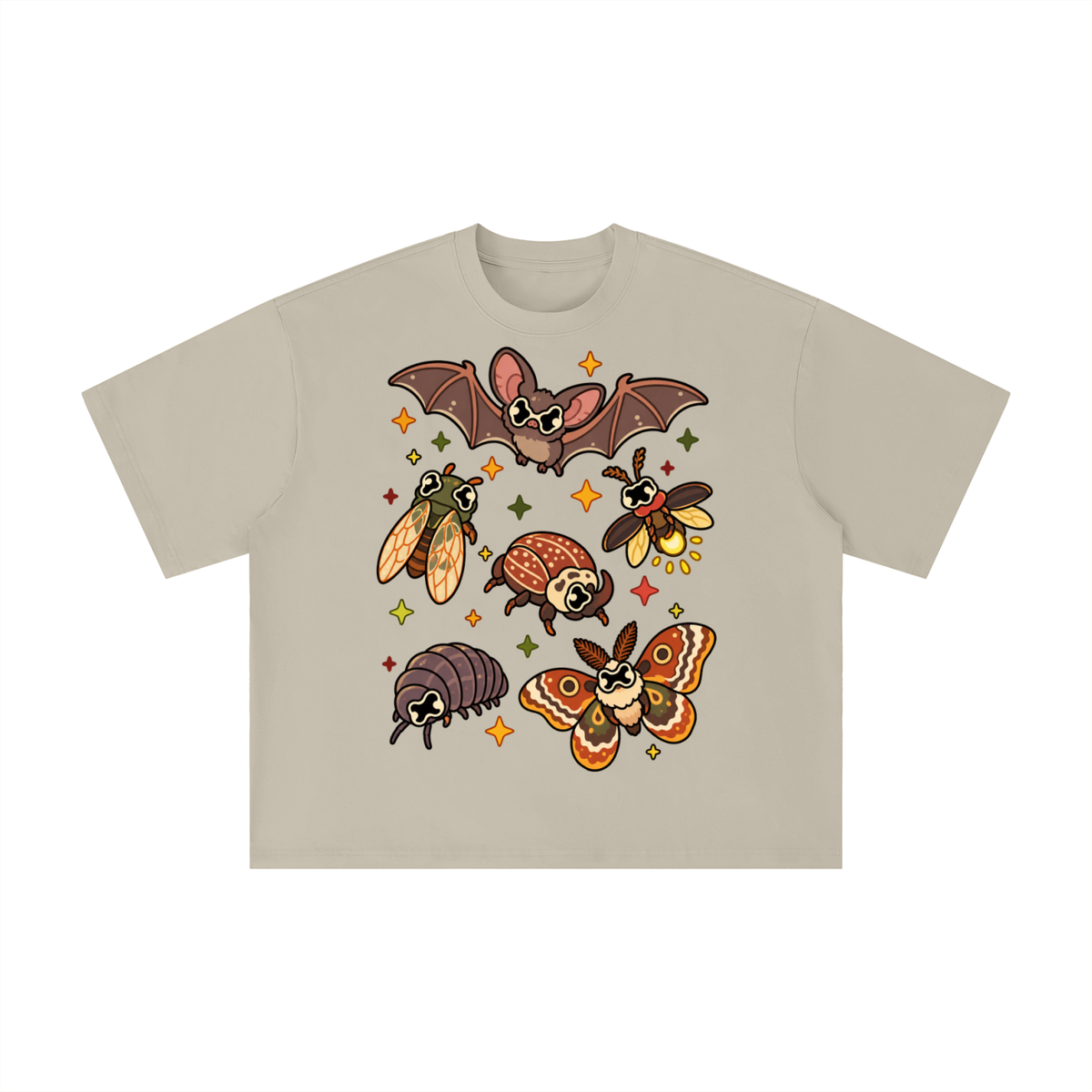 Texas Bats & Bugs Retro Graphic Tee