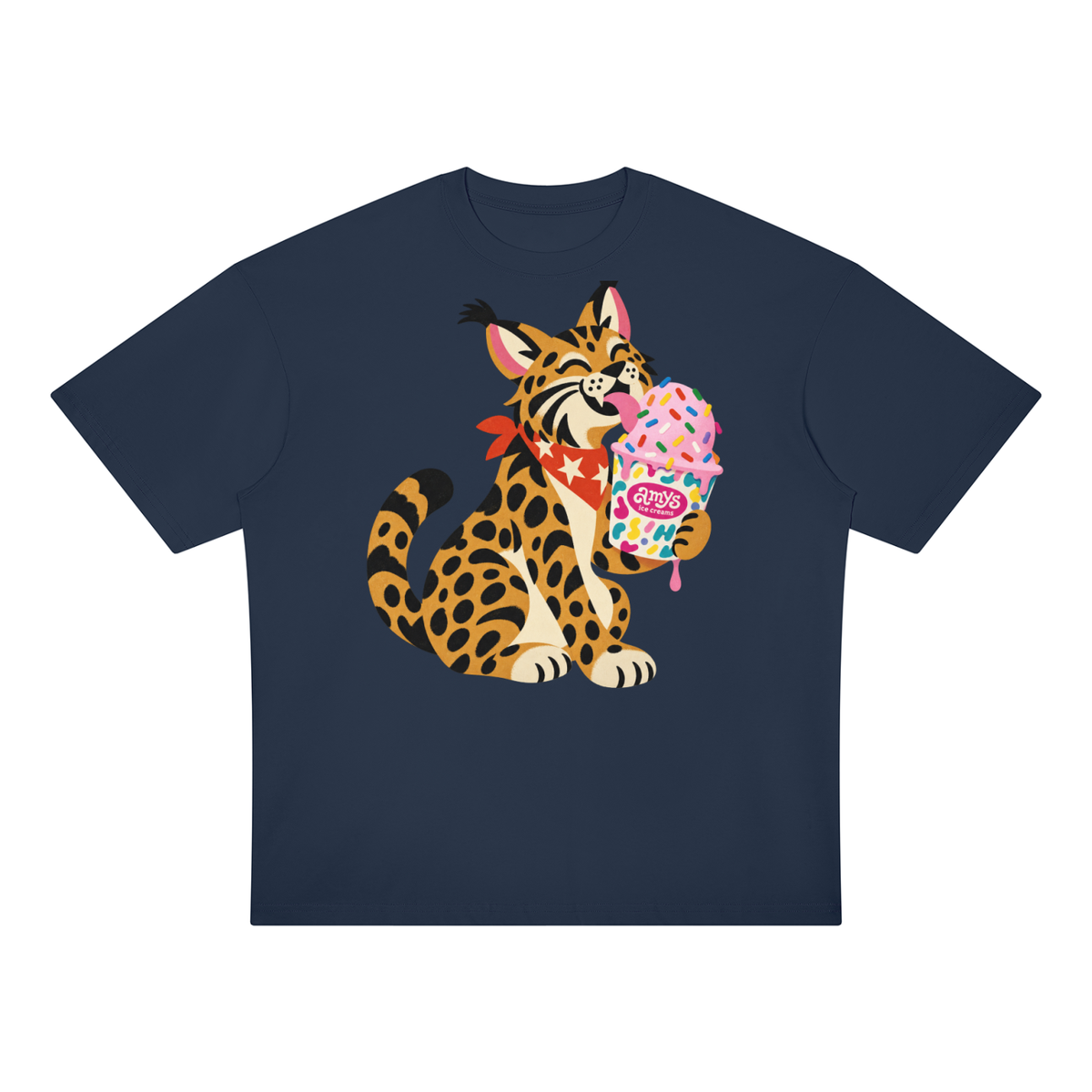 Texas Bobcat Amy’s Ice Cream Graphic Tee