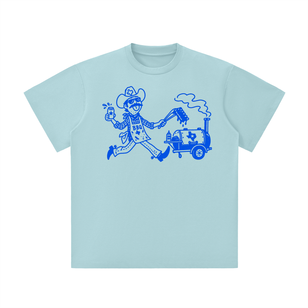 Texas BBQ Cowboy Graphic Tee