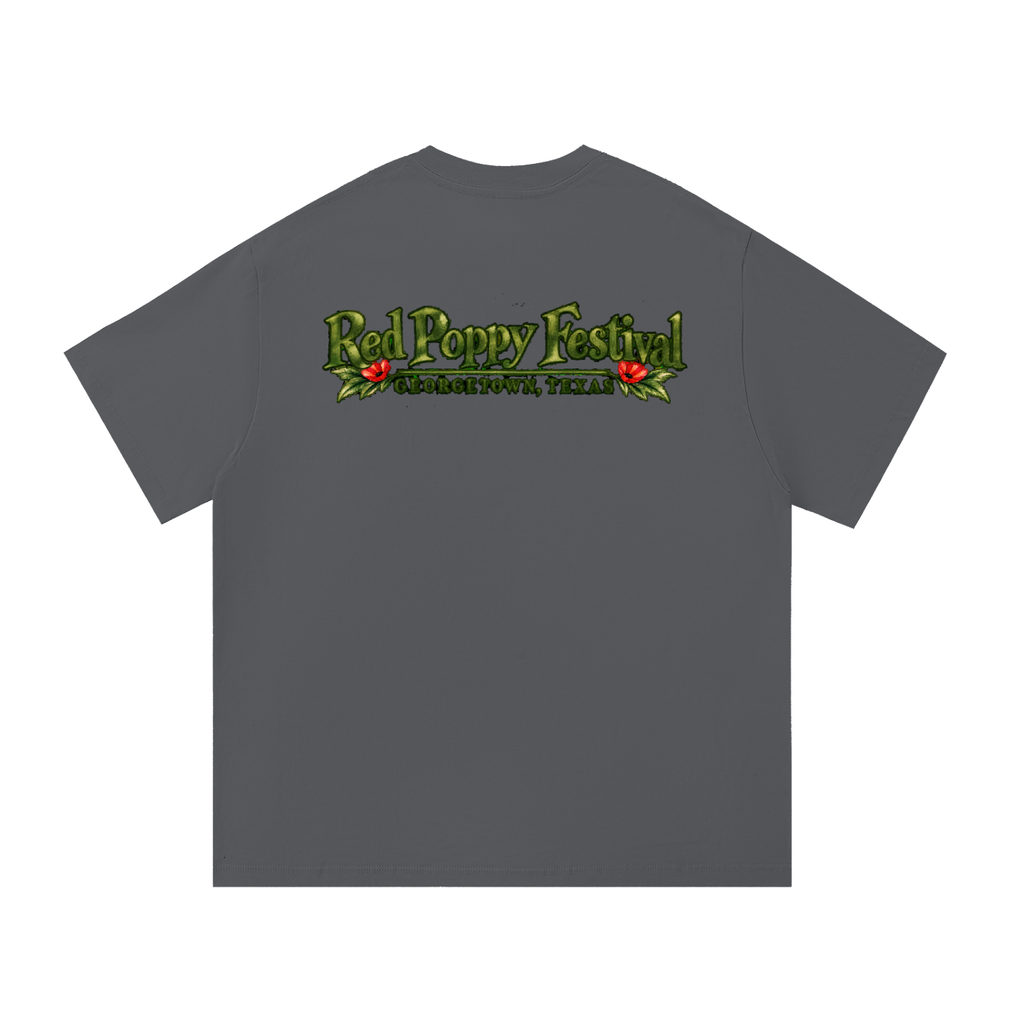 Georgetown Red Poppy Watercolor Graphic Tee