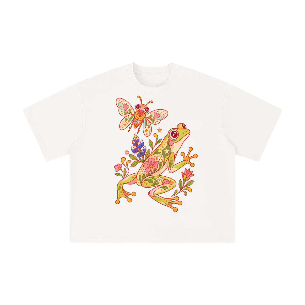 Texas Frog & Cicada Wildflower Graphic Tee