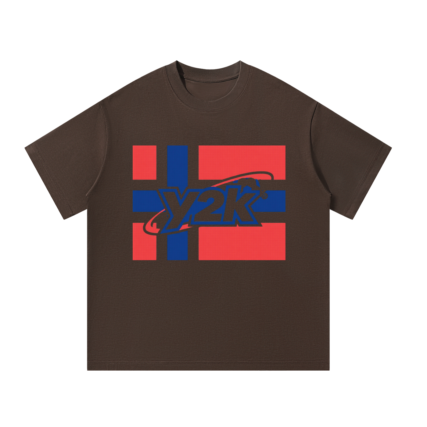 Y2k Norwegian flag Unisex Oversized T-Shirt