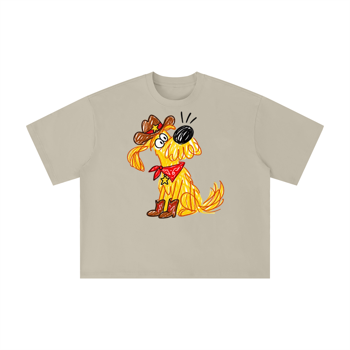 Howdy Cowboy Dog Graphic Tee