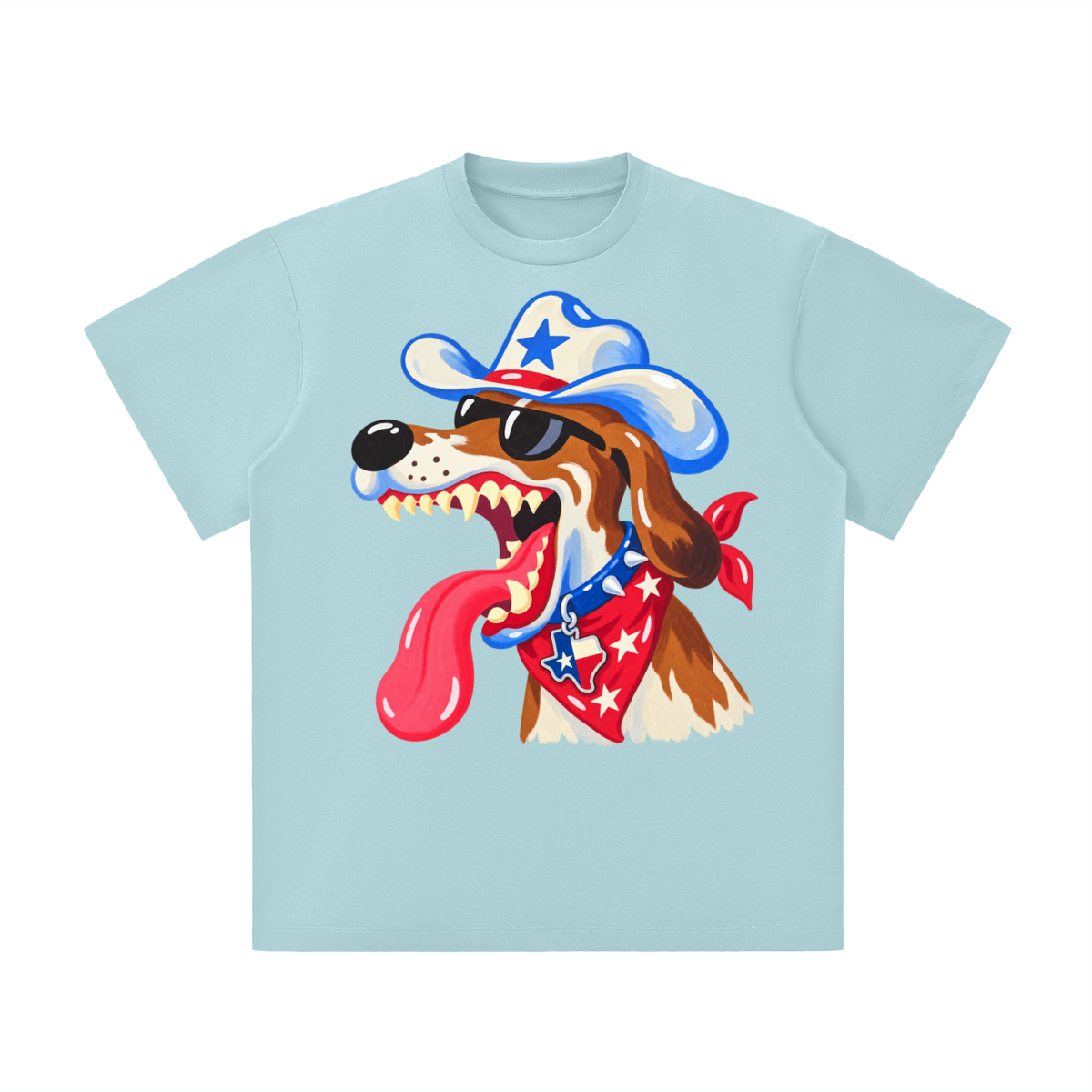 Texas Wild Dog Cowboy Tee