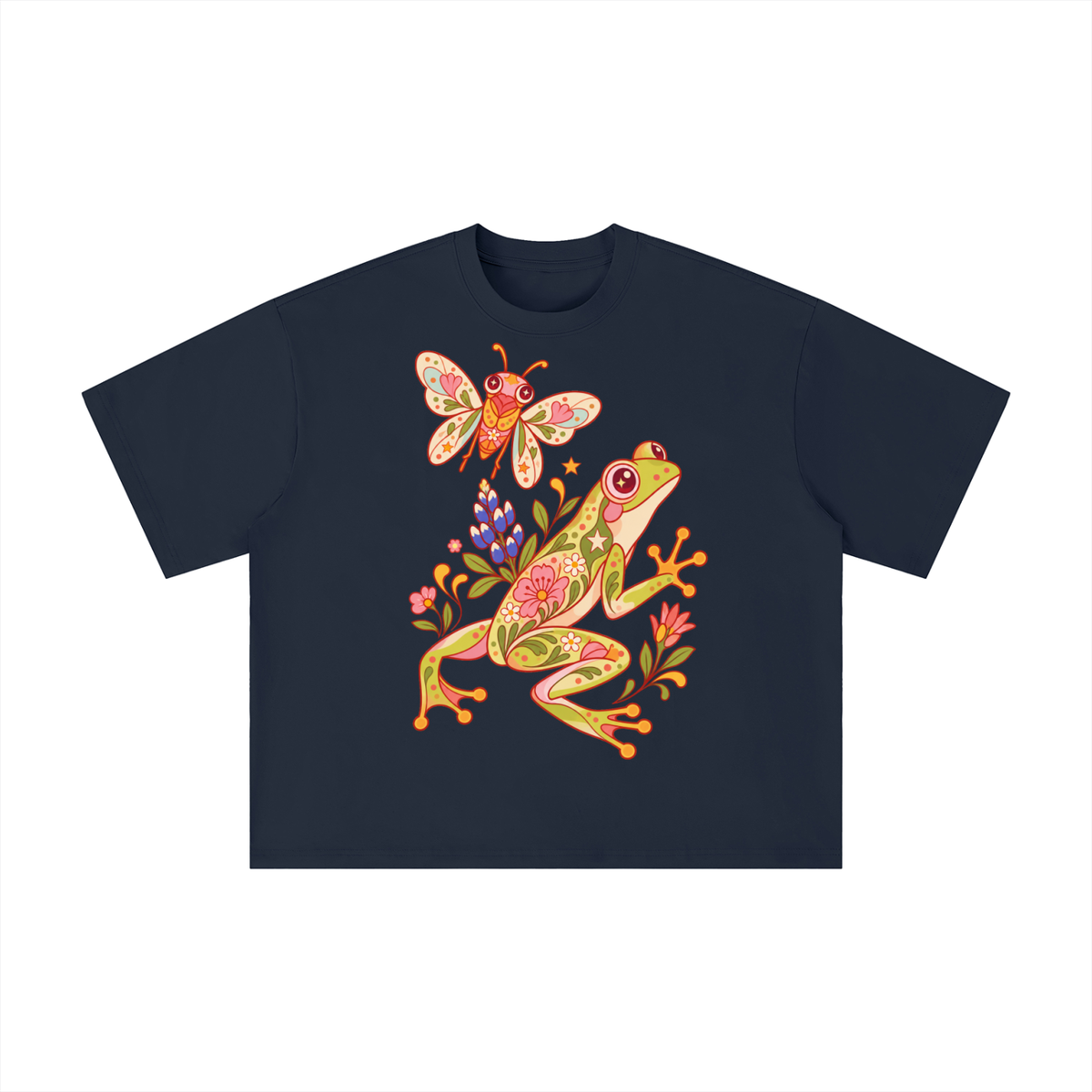 Texas Frog & Cicada Wildflower Graphic Tee