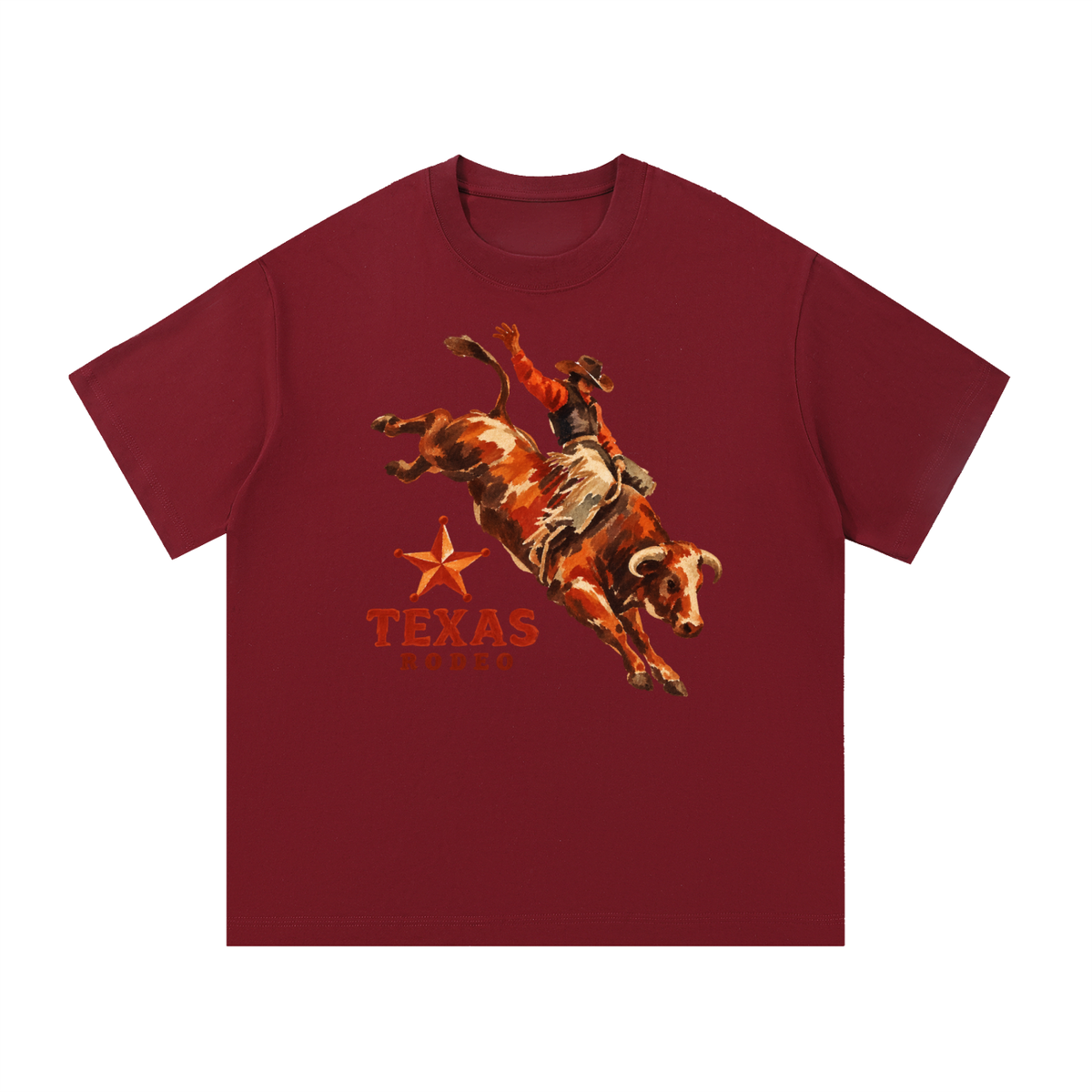 Texas Rodeo Bull Rider Western Graphic Tee