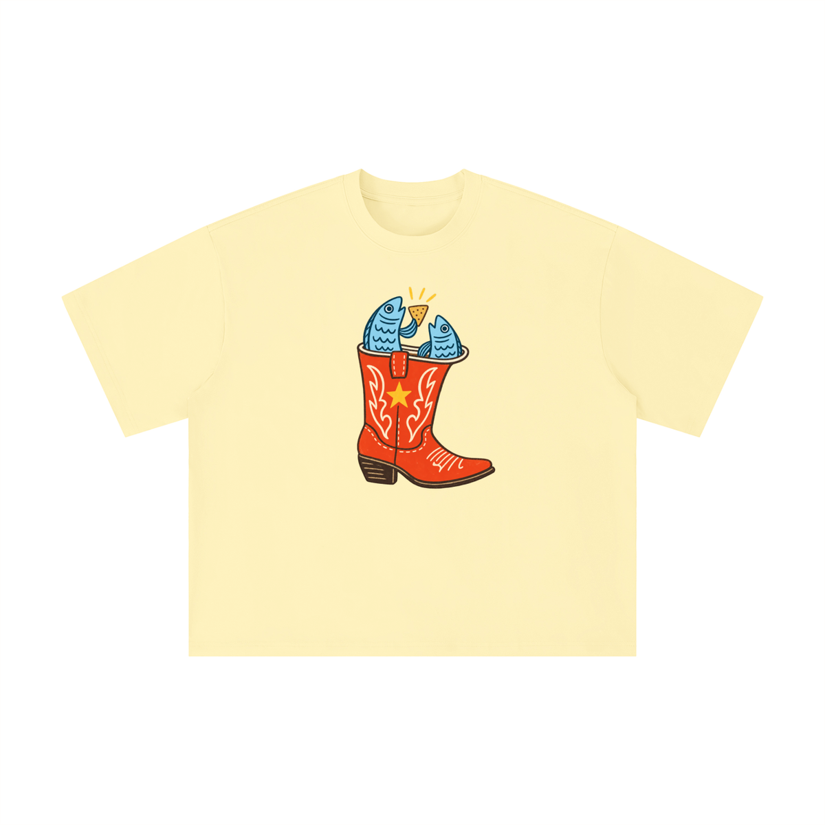 Texas Boot Fish Fiesta Graphic Tee