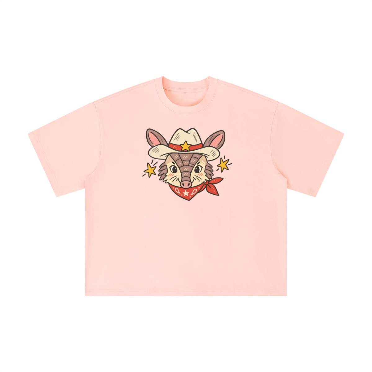 Howdy Cowboy Armadillo Texas Graphic Tee