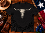 Vintage Longhorn Skull Western Graphic Tee