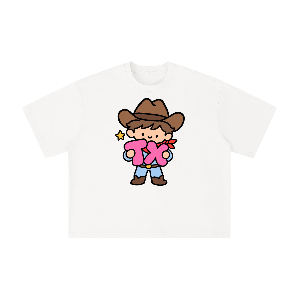 Cute Texas Cowboy TX Tee