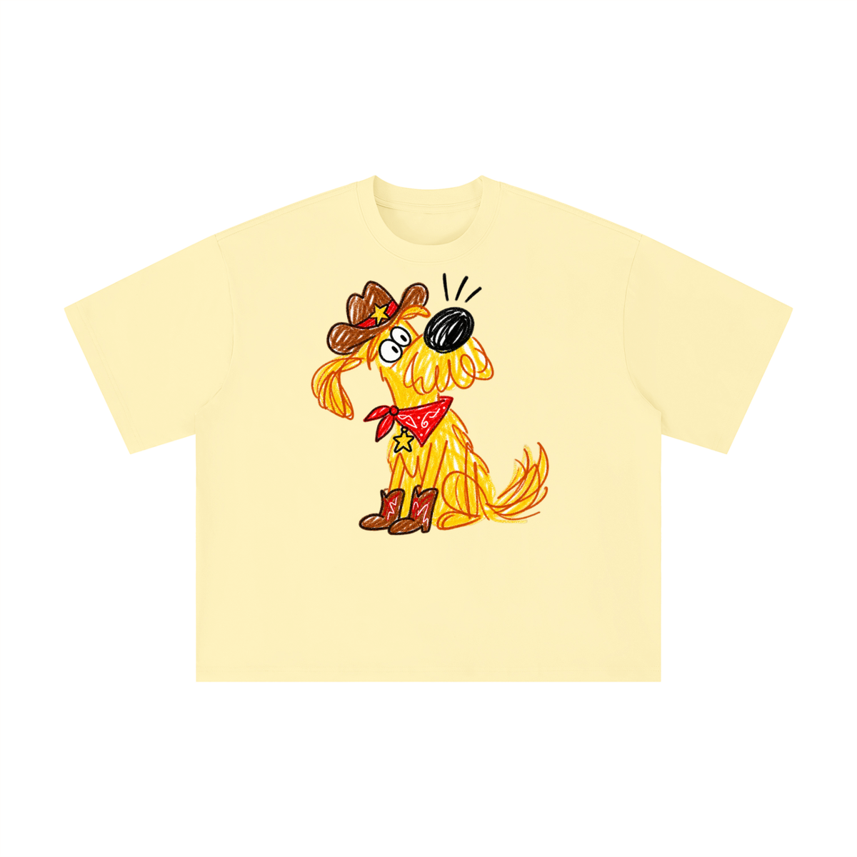 Howdy Cowboy Dog Graphic Tee