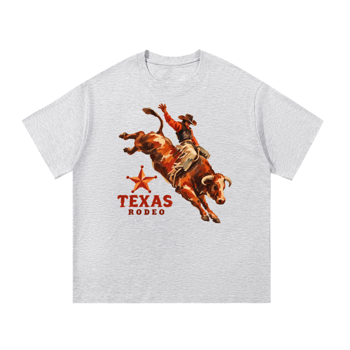 Texas Rodeo Bull Rider Western Graphic Tee