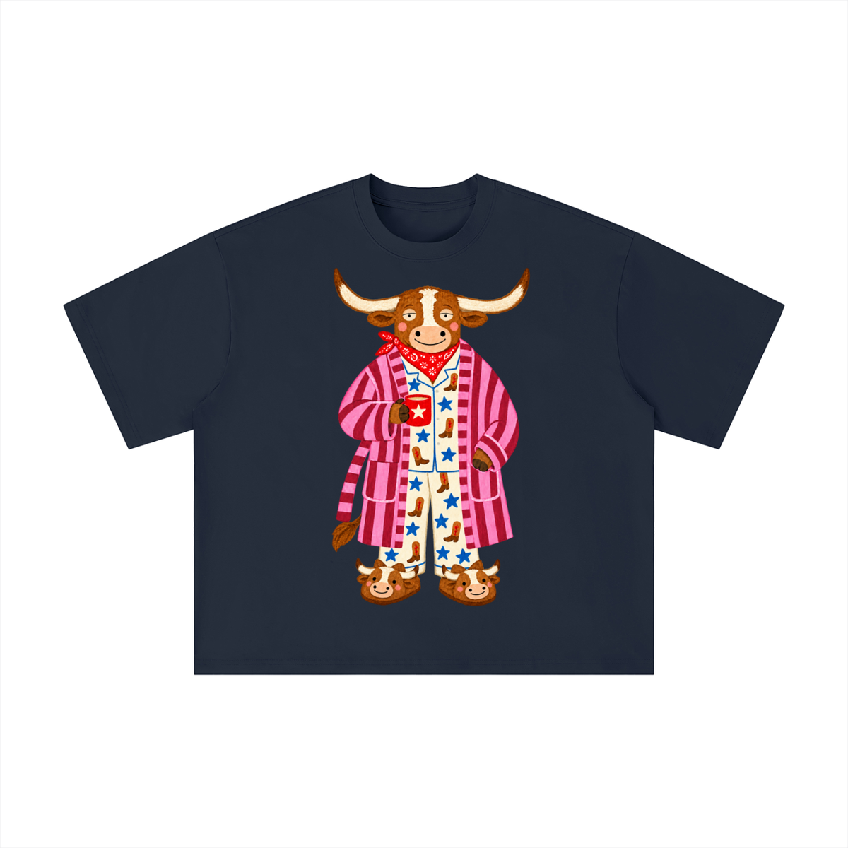 Cozy Texas Longhorn Pajama Tee