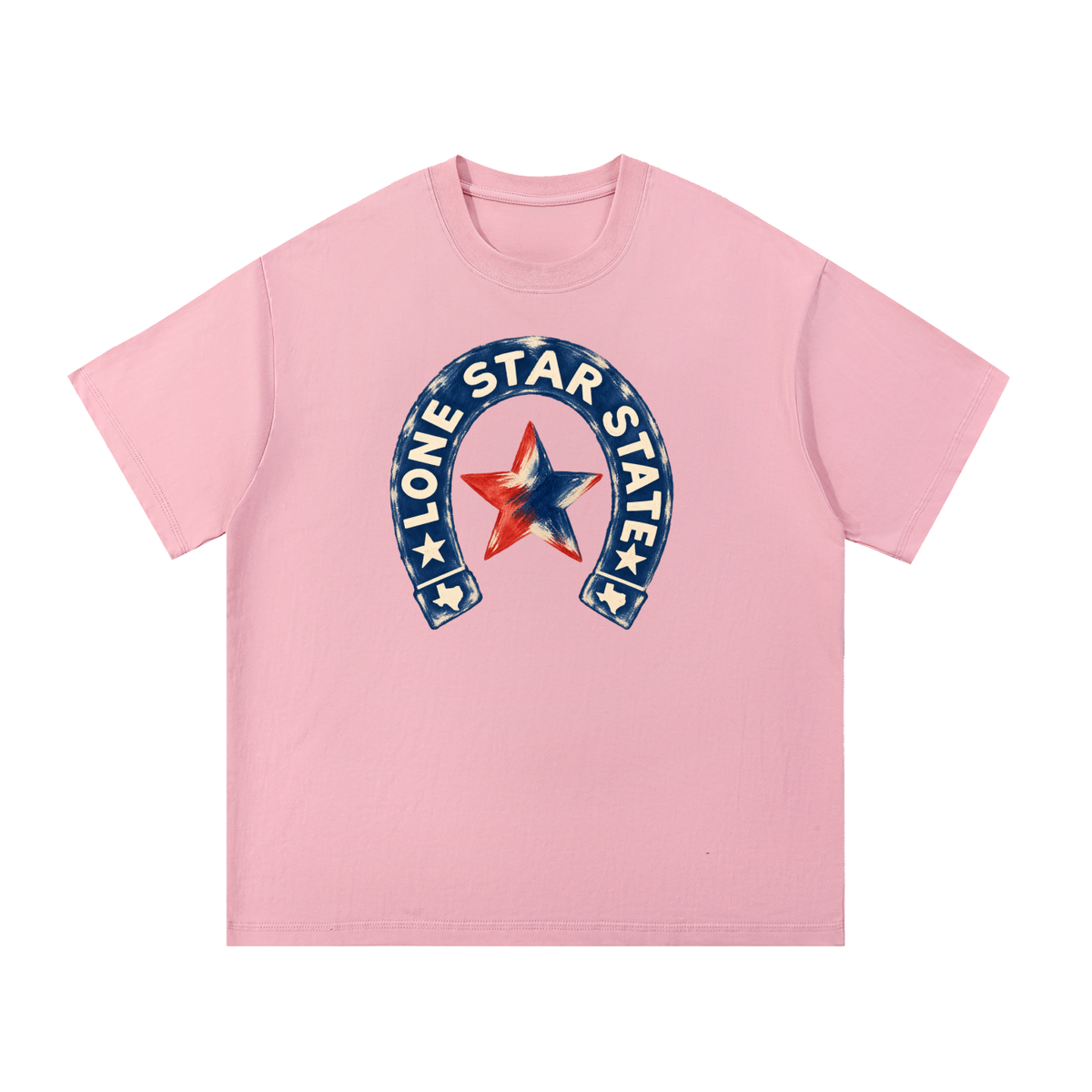 Lone Star State Vintage Horseshoe Graphic Tee