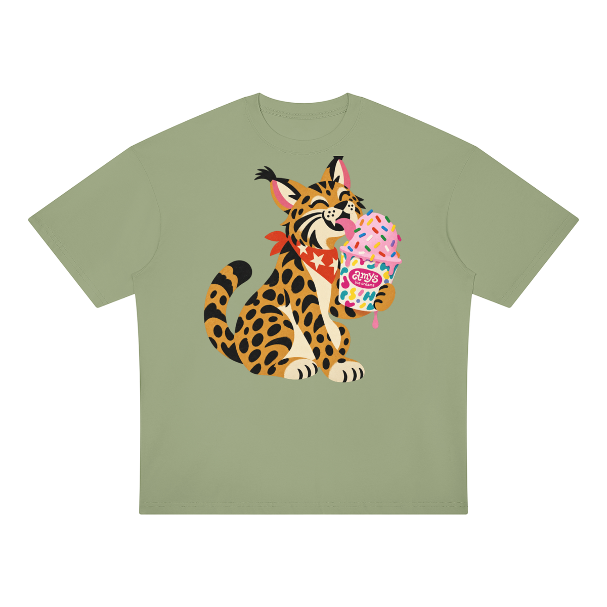 Texas Bobcat Amy’s Ice Cream Graphic Tee