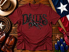 Vintage Dallas Texas Cowboy Horse Graphic Tee