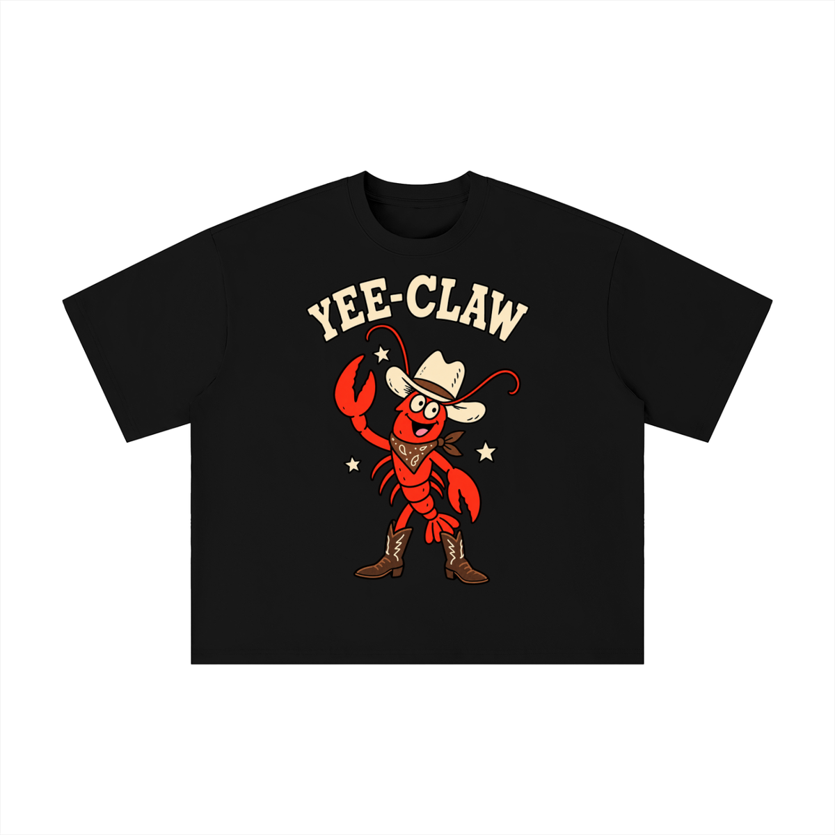 Yee-Claw Texas Crawfish Cowboy Graphic Tee