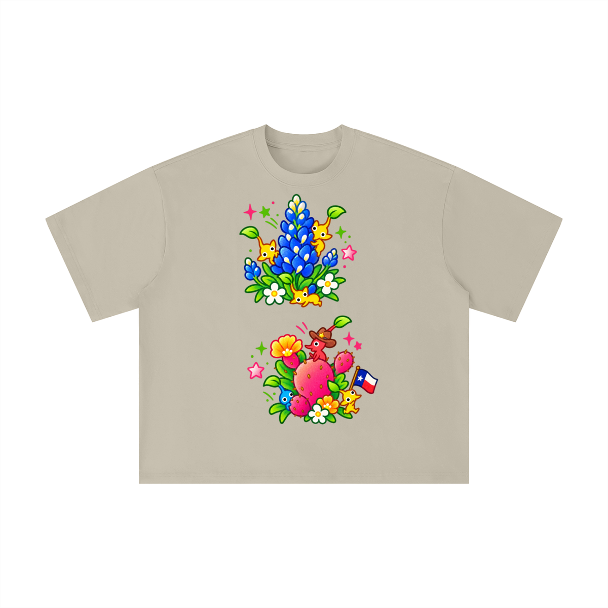 Texas Bluebonnet Critters Graphic Tee
