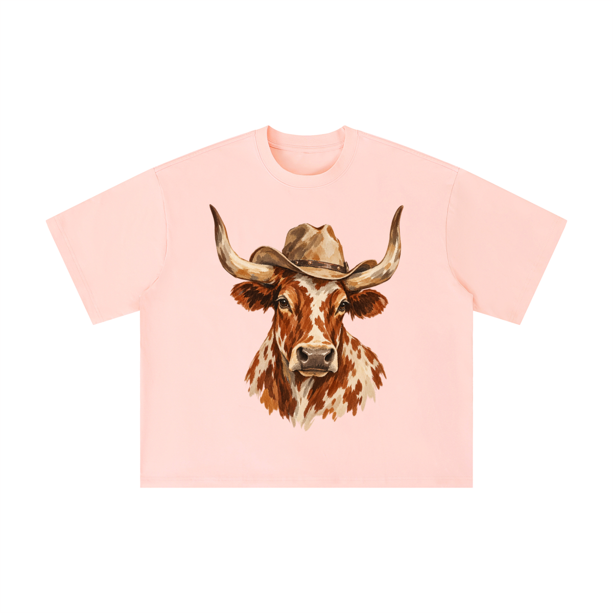 Vintage Texas Longhorn Cowboy Hat Graphic Tee