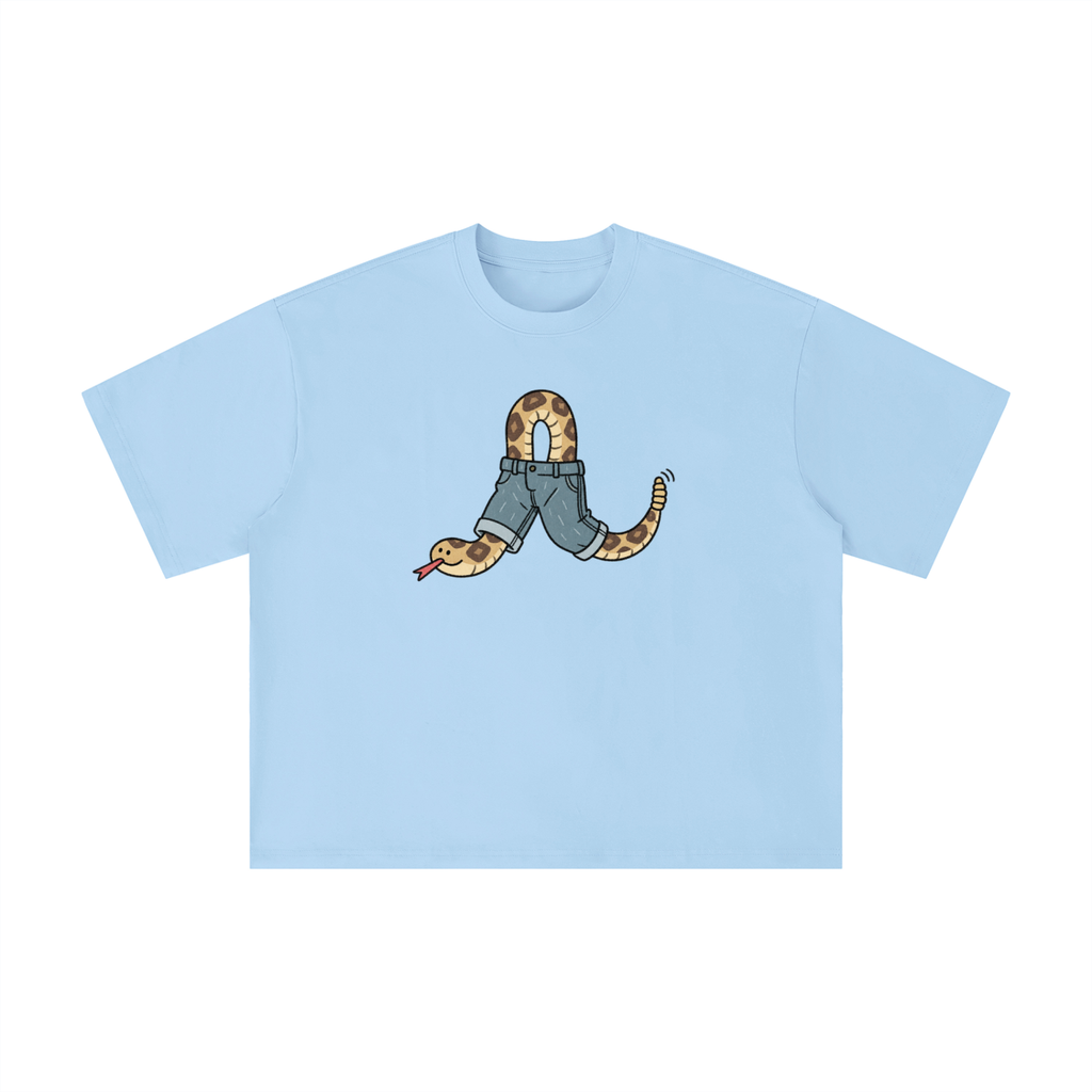 Texas Rattlesnake in Jeans Graphic Tee