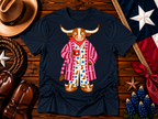 Cozy Texas Longhorn Pajama Tee