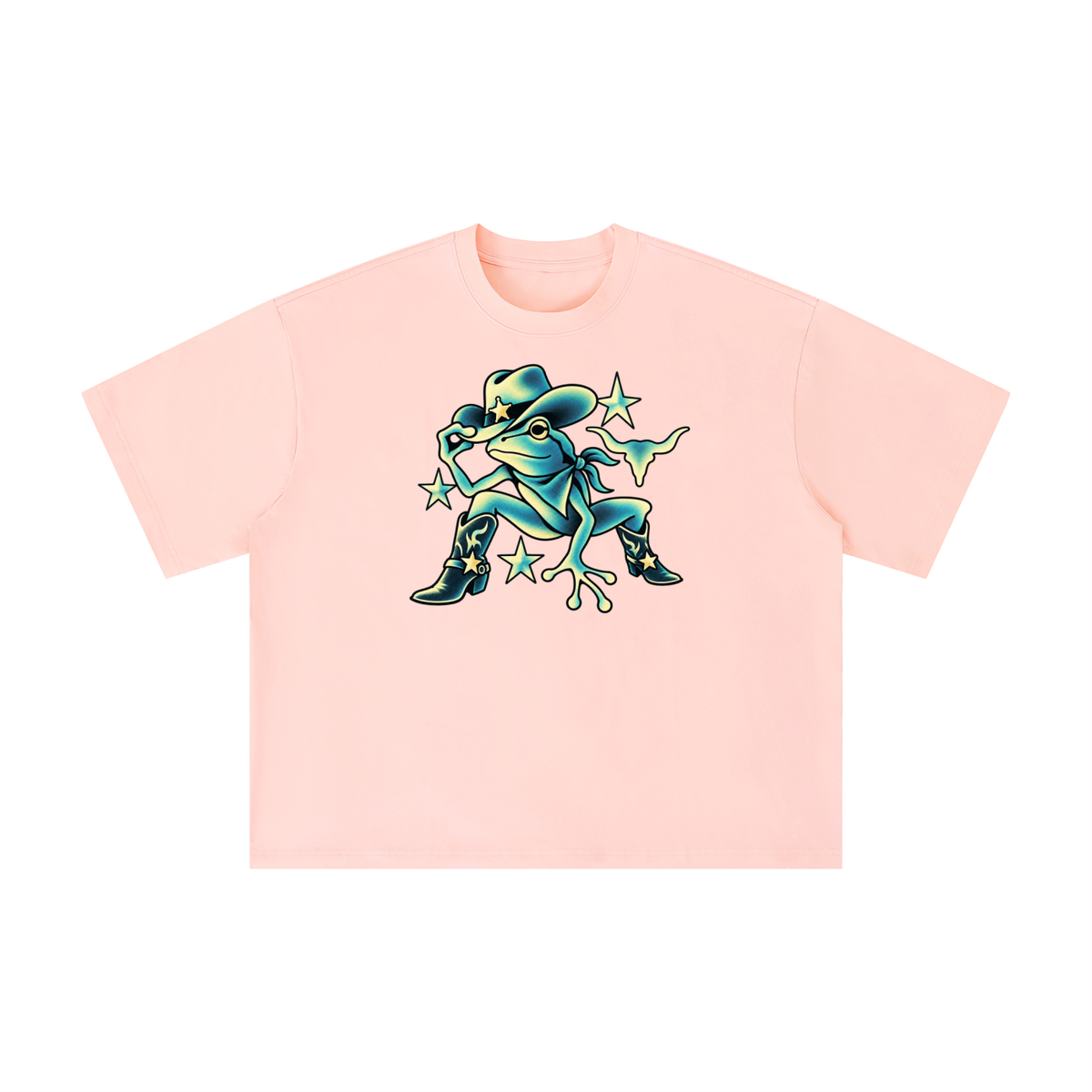 Texas Cowboy Frog Western Tee