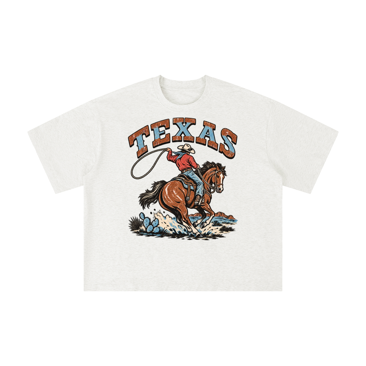 Vintage Texas Cowboy Lasso Graphic Tee