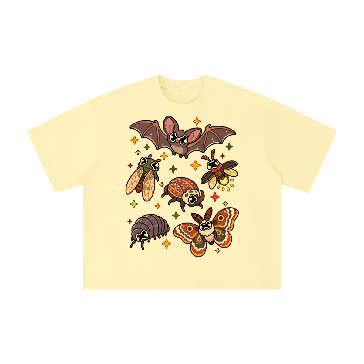 Texas Bats & Bugs Retro Graphic Tee