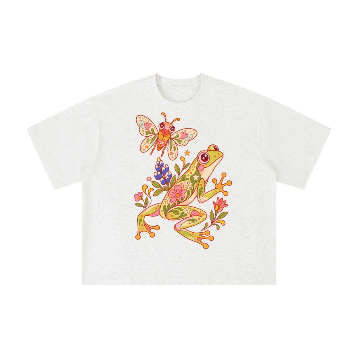 Texas Frog & Cicada Wildflower Graphic Tee