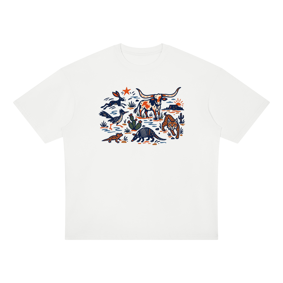 Texas Wildlife Desert Adventure Graphic Tee