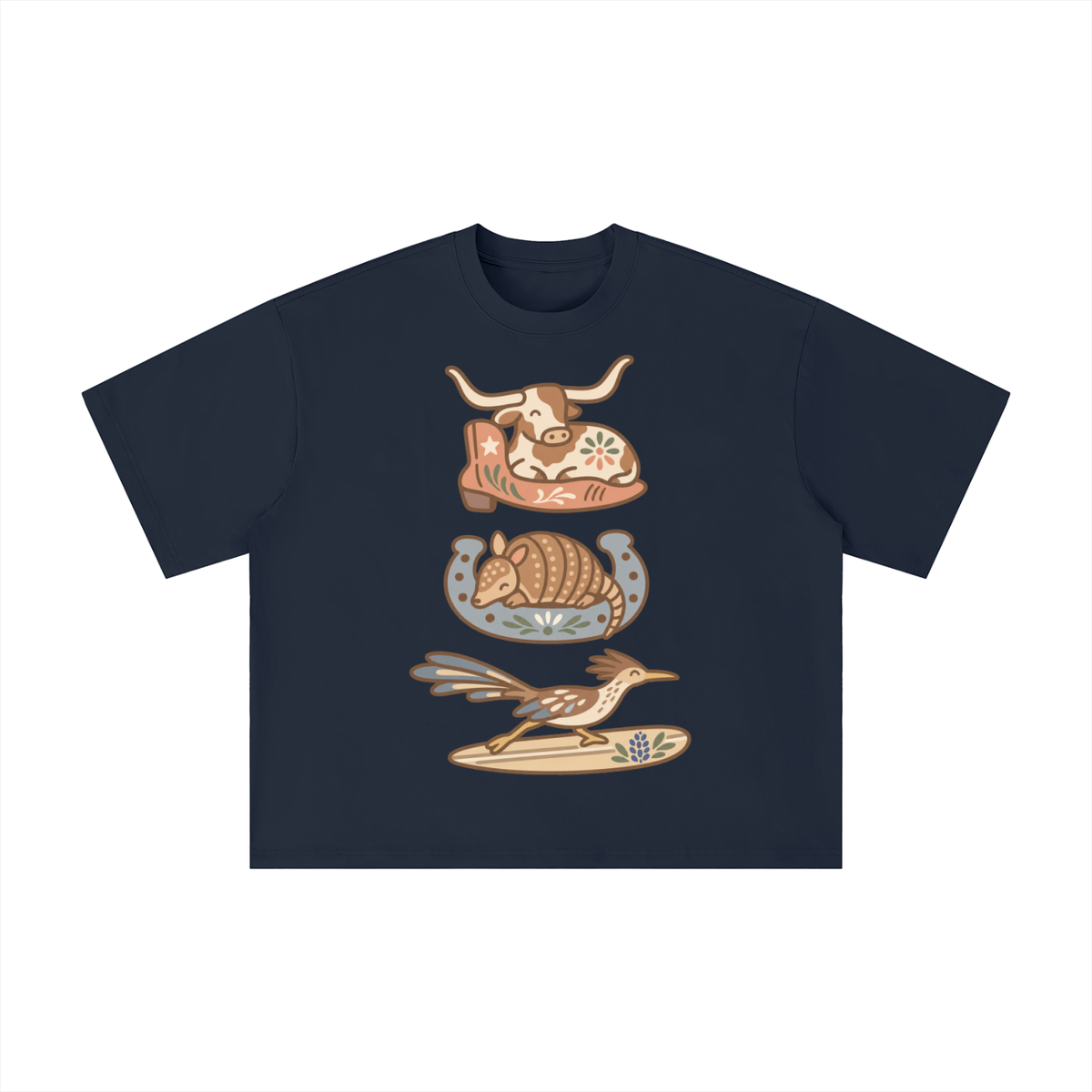 Texas Wildlife Western Trio Graphic Tee