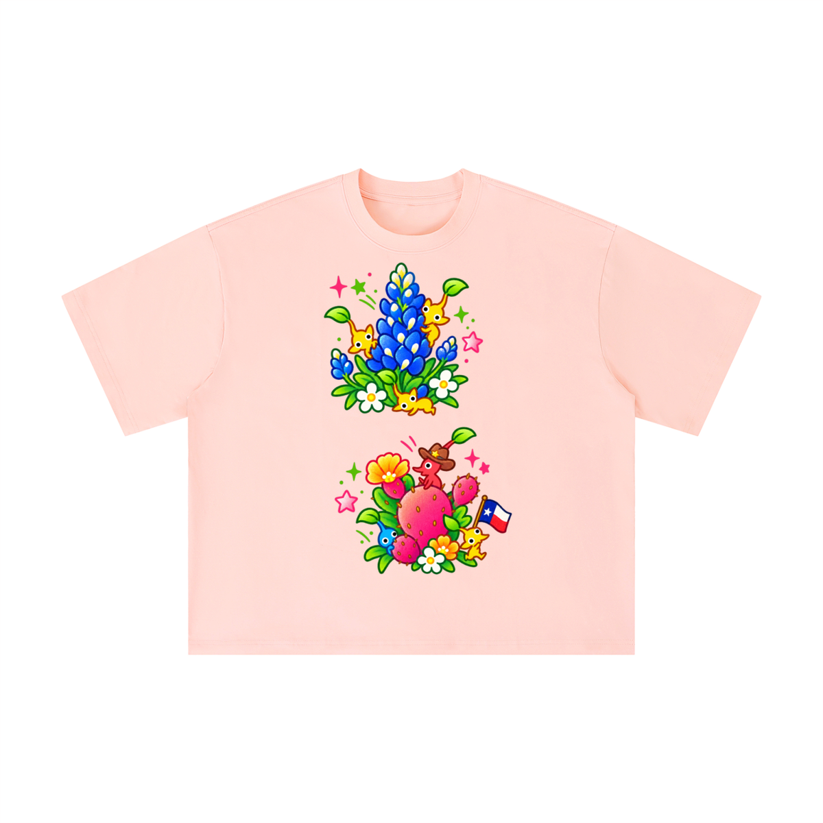 Texas Bluebonnet Critters Graphic Tee