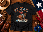 Vintage Texas Cowboy Lasso Graphic Tee