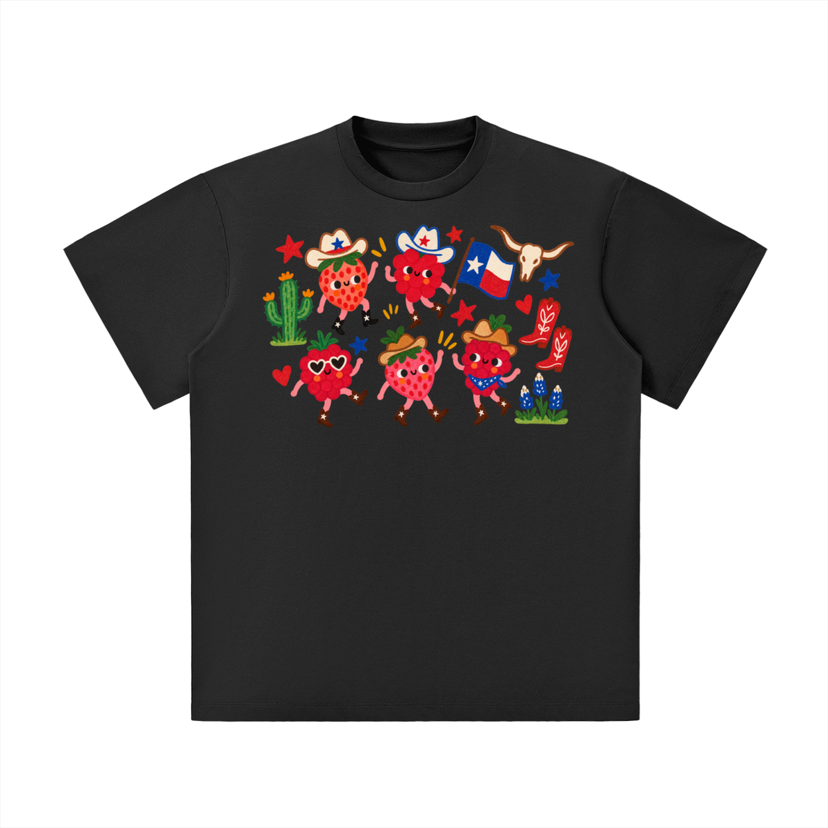 Texas Berry Cowgirls Graphic Tee