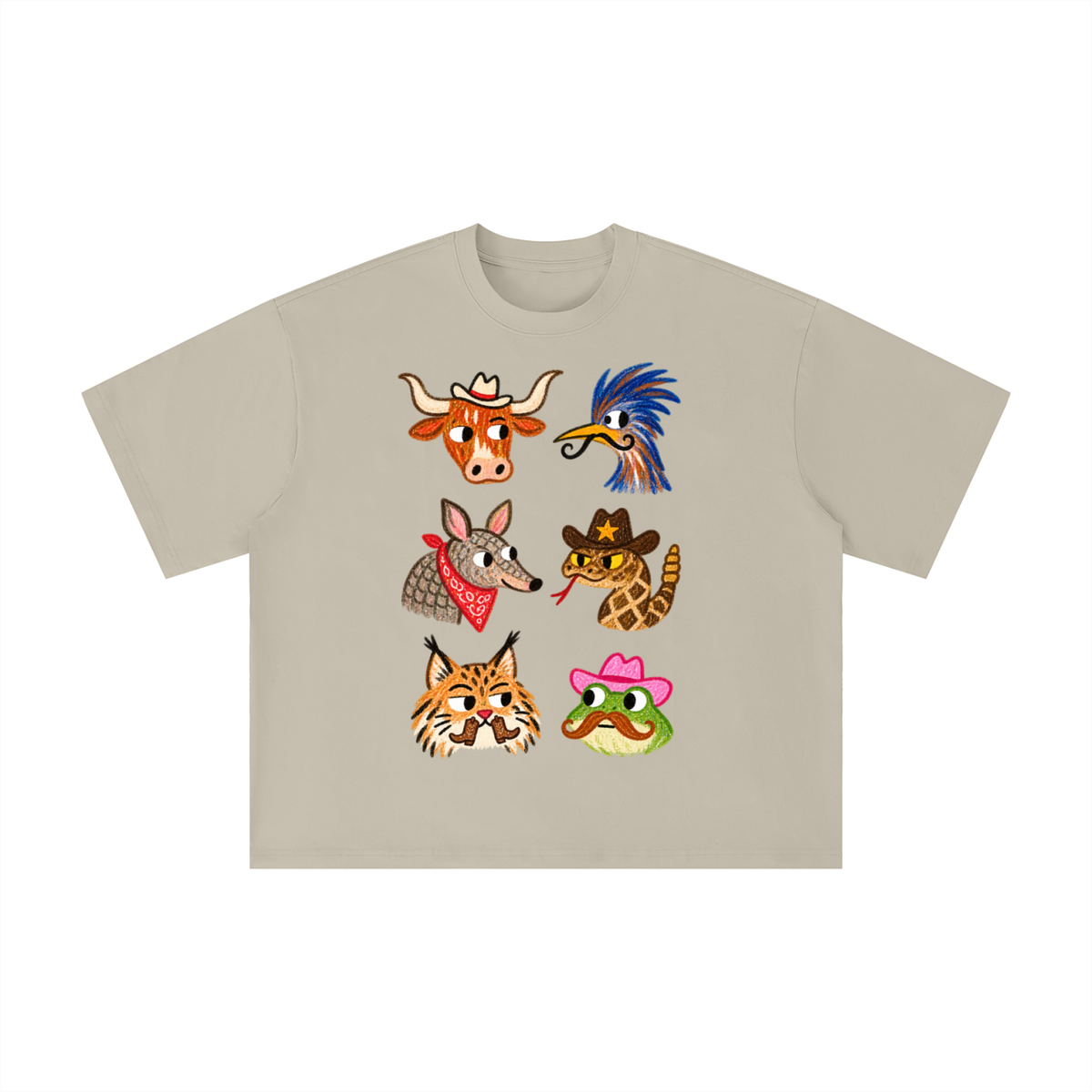 Texas Cowboy Critters Tee