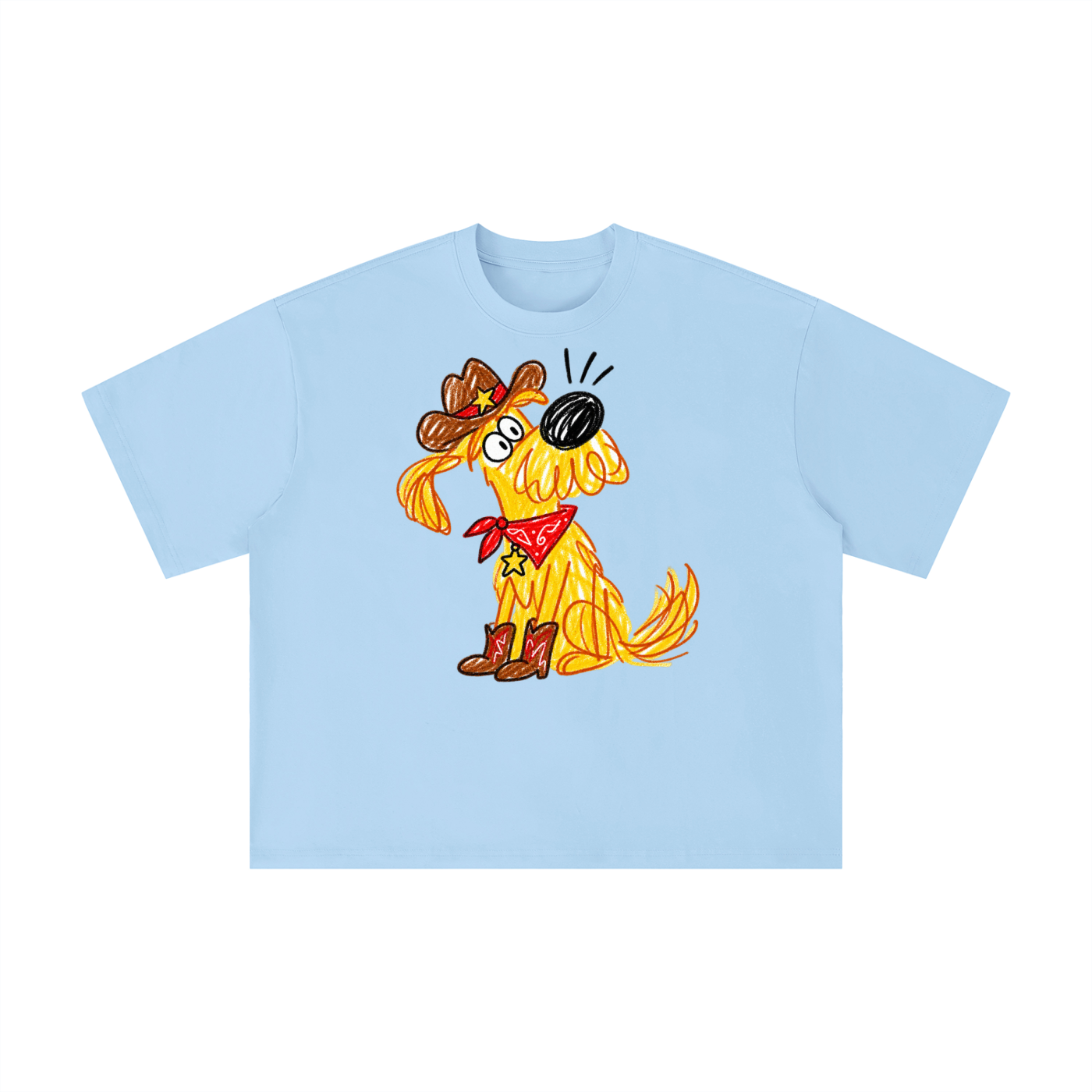 Howdy Cowboy Dog Graphic Tee