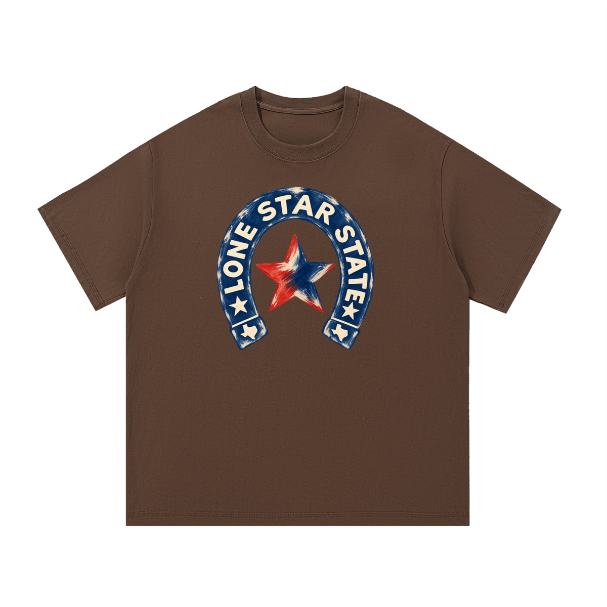 Lone Star State Vintage Horseshoe Graphic Tee