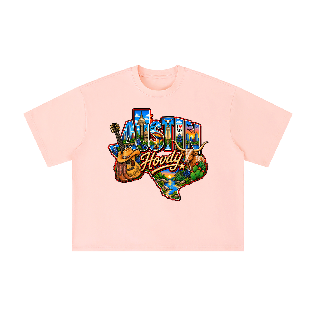 Austin Texas Howdy Vintage Western Tee