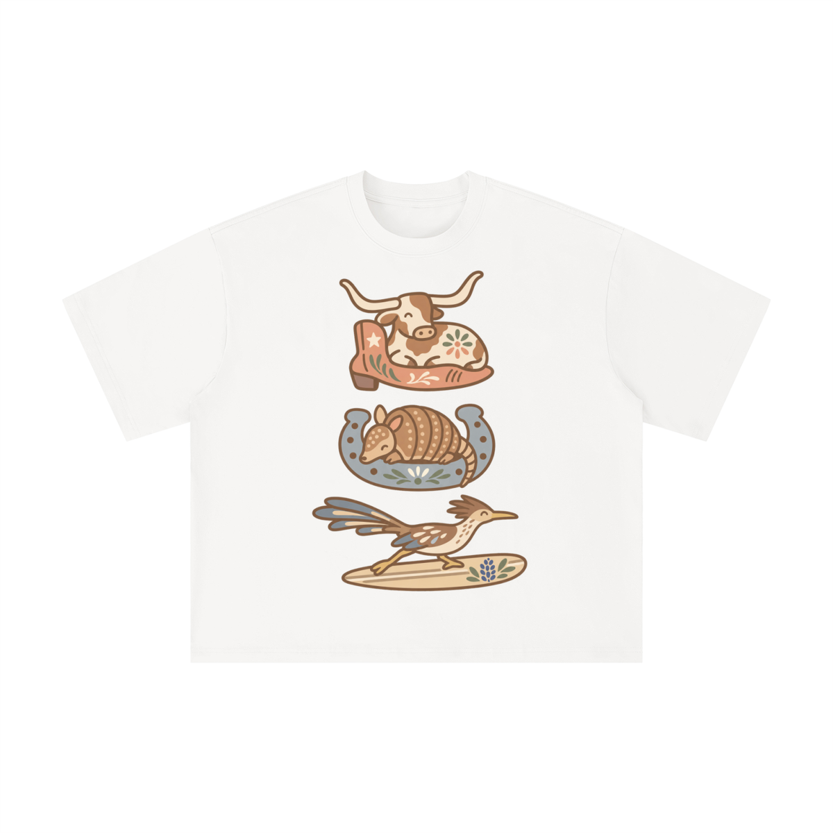 Texas Wildlife Western Trio Graphic Tee