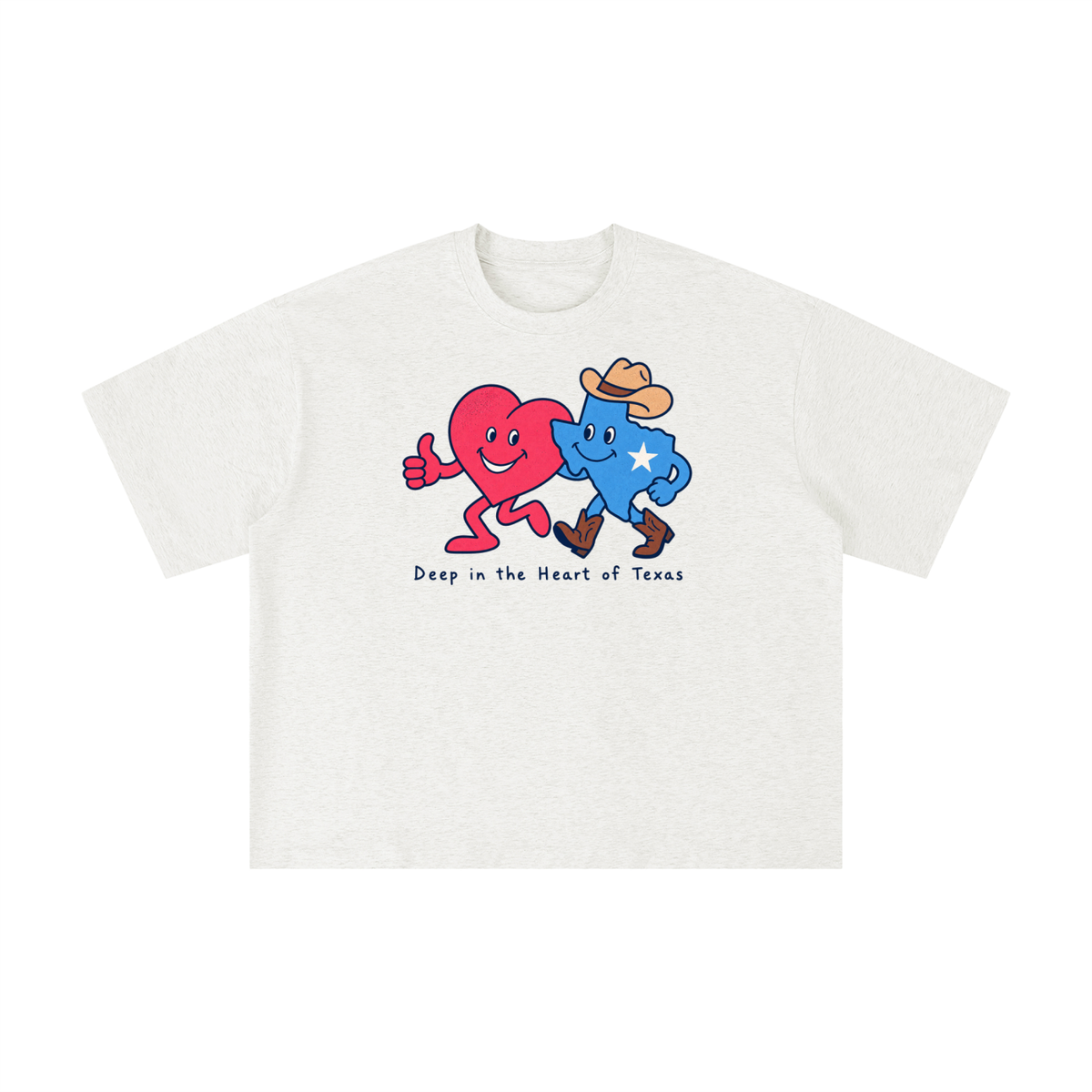 Deep in the Heart of Texas Heart & Lone Star T-Shirt