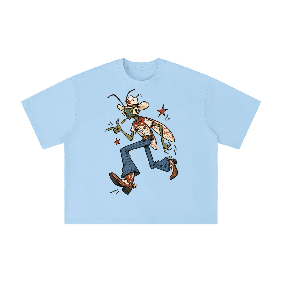 Texas Cicada Cowboy Graphic Tee